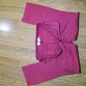 Cabi High-low Raw Hem Crop Stretch Jeans #5692 Size 0 🌟HP🌟